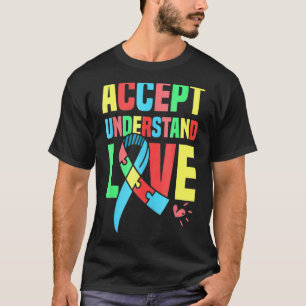 Camiseta Soy su voz, él es mi corazón Conciencia del Autism