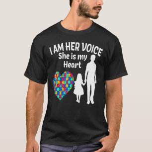 Camiseta Soy Su Voz Ella Es Mi Awareness Da