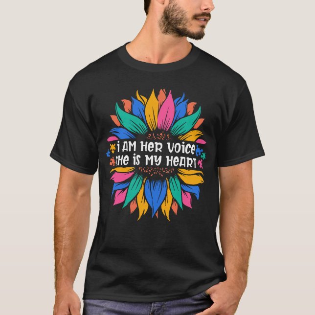 Camiseta Soy su voz Ella es mi corazón (Anverso)