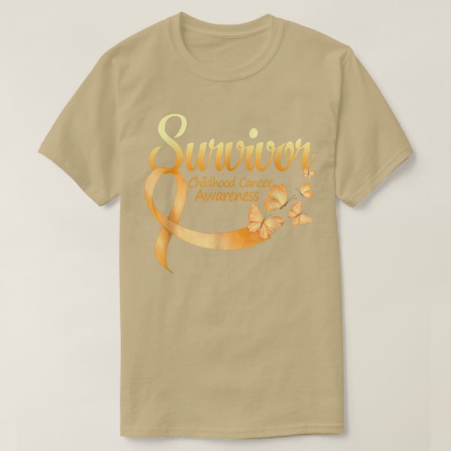 Camiseta Soy superviviente para la prevención del cáncer in (Diseño del anverso)