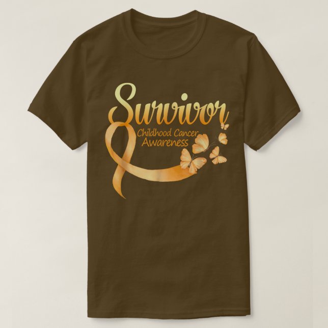 Camiseta Soy superviviente para la prevención del cáncer in (Diseño del anverso)