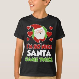 Camiseta Soy tan buena Santa Came dos Navidades divertidos