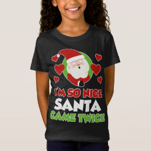 Camiseta Soy tan buena Santa Came dos Navidades divertidos