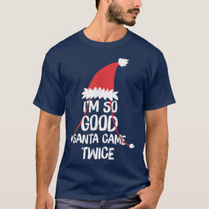 Camiseta Soy tan buena Santa Came dos veces divertida Adult