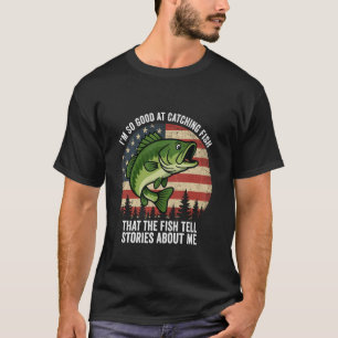 Camiseta Soy Tan Bueno Capturando Peces Divertido Pescar