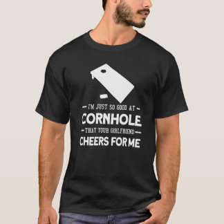 Camiseta Soy tan bueno en Cornhole Cornhole Player