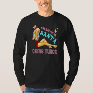 Camiseta Soy tan bueno que vino el Papá Noel dos veces Jueg