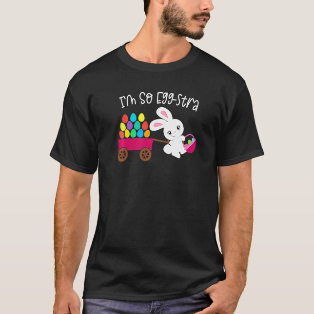 Camiseta Soy tan Egg Stra Easter Bunny Egg Hunt Cesta (Anverso)