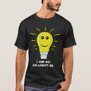 Camiseta Soy Tan Ex-Light-Ed - Gracioso Bulb Pun