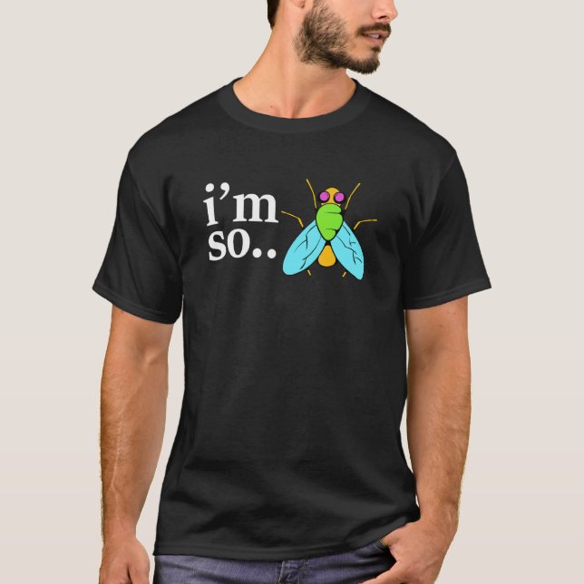 Camiseta Soy Tan Fly Pesca con Mosca Un Papá Mosca (Anverso)