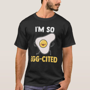 Camiseta Soy tan humorístico de huevos de huevo de desayuno