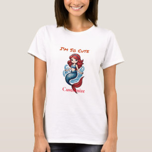 Camiseta Soy tan linda sirena Thunder_Cove