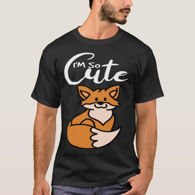 Camiseta Soy tan lindo Chica de Fox (Anverso)
