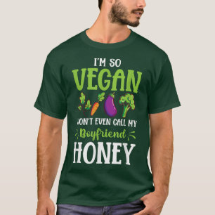 Camiseta Soy tan Vegan Boyfriend Protein Vegetarian Vegan A