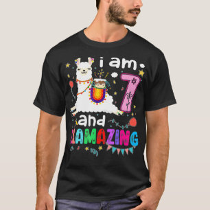 Camiseta Soy tema de séptimo cumpleaños e insulto a 7 años