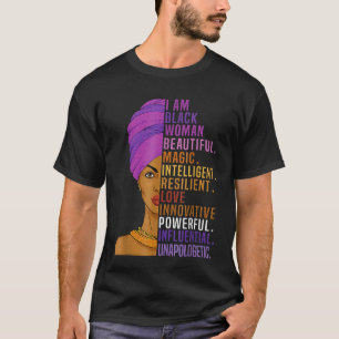 Camiseta Soy Tiffany Black Woman History Month 2023 Orgullo