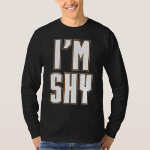 Camiseta Soy Tímido Irónico Introvertido Emocionalmente Sen