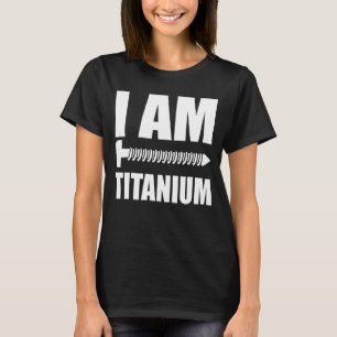 Camiseta Soy Titanium Spinal Fusion Awareness Back Surgatio