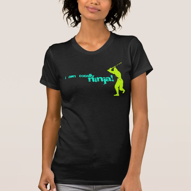Camiseta ¡Soy totalmente ninja! (Anverso)
