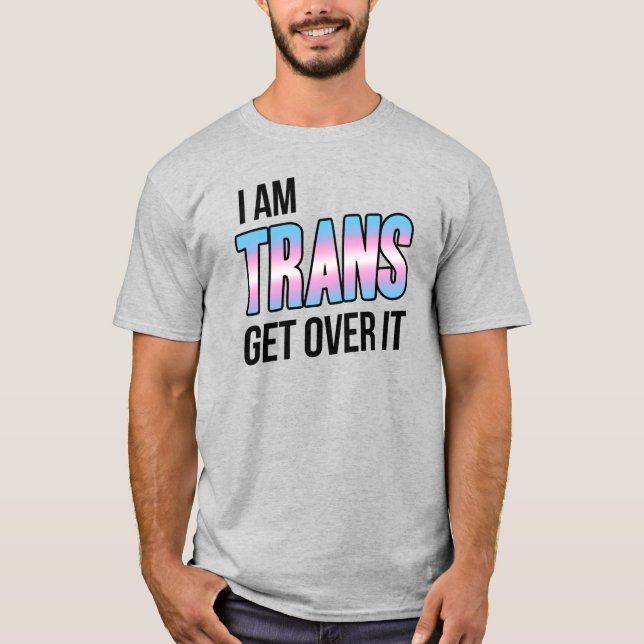 CAMISETA SOY TRANS QUE LO SUPONGO (Anverso)