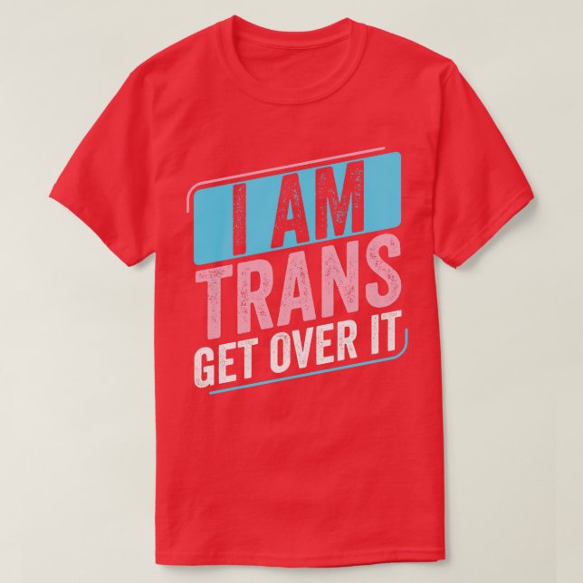 Camiseta Soy transgénero LGBT (Diseño del anverso)