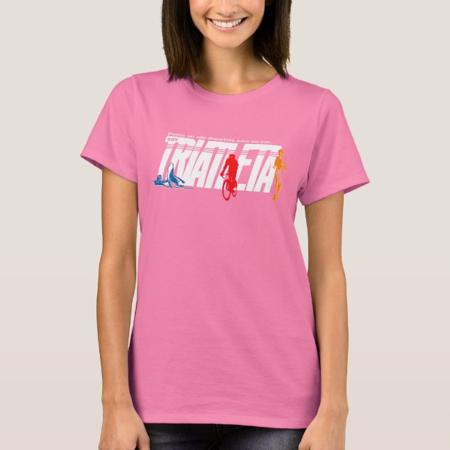 Camiseta Soy triatleta (Anverso)