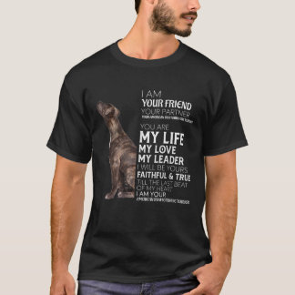 Camiseta Soy tu amiga tu pareja tu mamá del perro AmStaff