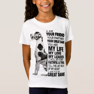 Camiseta Soy Tu Amigo Tu Pareja Tu Gran Danés