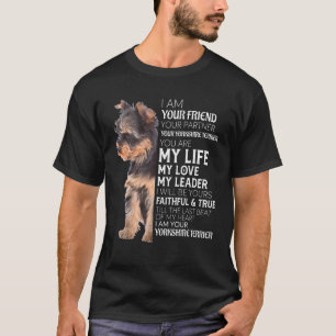Camiseta Soy Tu Amigo Tu Pareja Tu Madre De Perro Yorkie