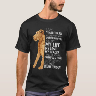Camiseta Soy Tu Amigo Tu Pareja Tu Terrier Irlandés D