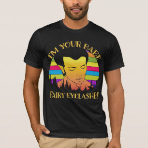 Camiseta Soy tu bebé, pestañas de hadas