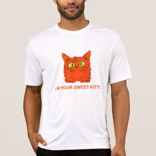 Camiseta Soy tu gatito dulce - Gato Rojo por el artista Luk