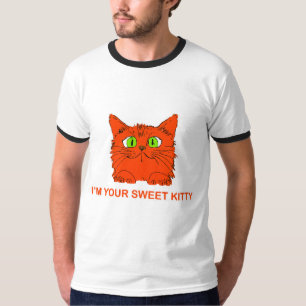 Camiseta Soy tu gatito dulce - Gato Rojo por el artista Luk