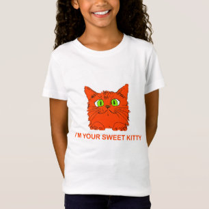 Camiseta Soy tu gatito dulce - Gato Rojo por el artista Luk