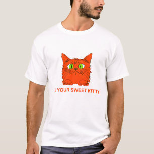 Camiseta Soy tu gatito dulce - Gato Rojo por el artista Luk