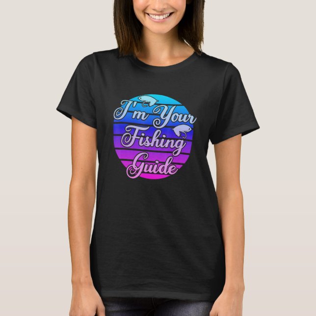 Camiseta Soy tu guía de pesca 1 (Anverso)