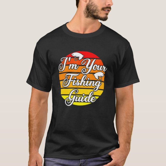 Camiseta Soy tu guía de pesca 2 (Anverso)