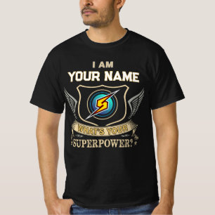 Camiseta Soy Tu Nombre ¿Cuál Es Tu Superpoder