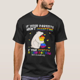Camiseta Soy tu padre ahora lindo día de padre, oso de abra