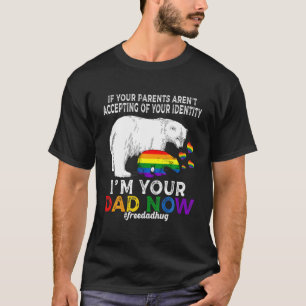 Camiseta Soy tu padre ahora orgulloso papá libre abrazos a 