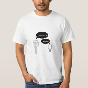 Camiseta Soy tu padre Gracioso Burraca de tenis de bolas de