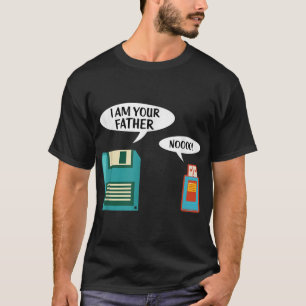 Camiseta Soy tu padre USB Floppy Disk IT Computer Geek