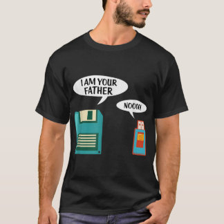 Camiseta Soy tu padre USB Floppy Disk IT Computer Geek