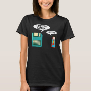 Camiseta Soy Tu Padre Usb Floppy Disk It Computer Geek