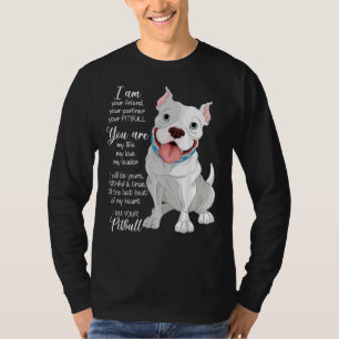 Camiseta Soy Tu Pitbull Tu Amigo Tu Amo De Perro De Socio