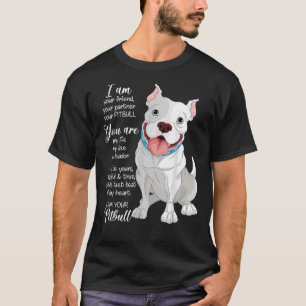 Camiseta Soy Tu Pitbull Tu Amigo Tu Amo De Perro De Socio