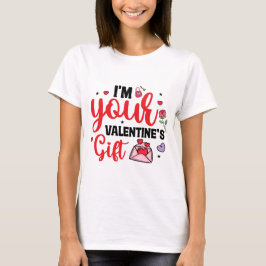 Camiseta Soy tu regalo del Día de San Valentín