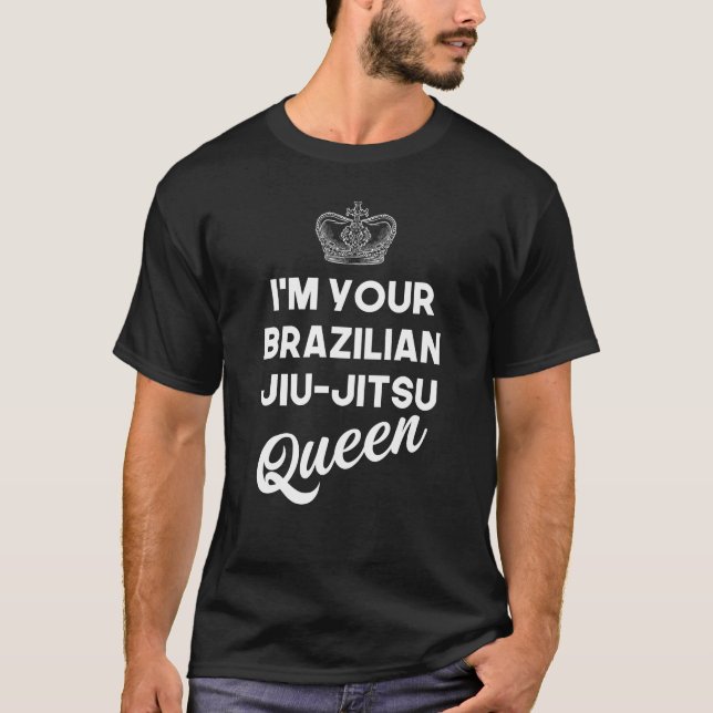 Camiseta Soy tu reina brasileña de Jiu Jitsu (Anverso)