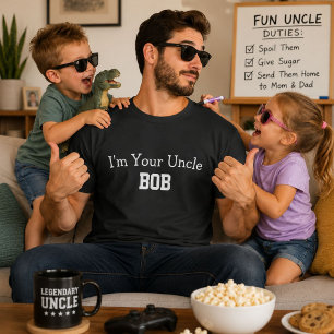 Camiseta Soy tu tío Bob Regalo divertido personalizado con