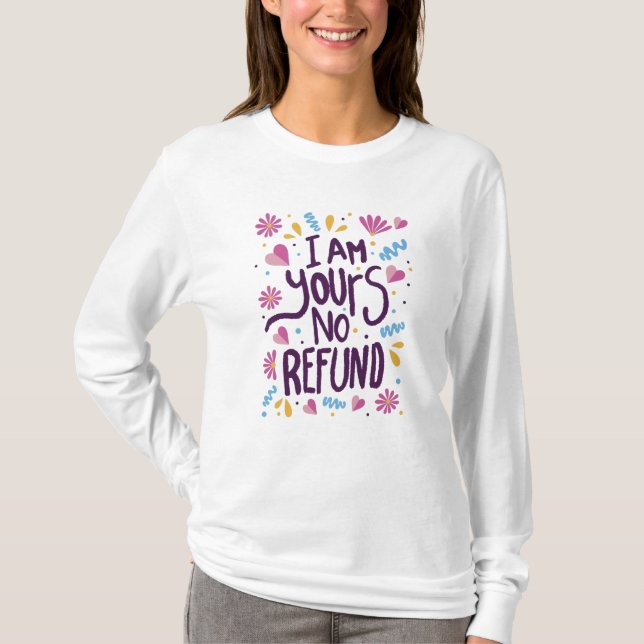 Camiseta Soy tuyo sin devolución (Anverso)
